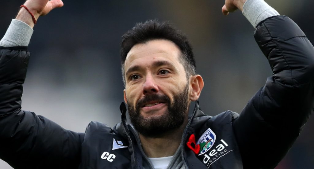 Carlos Corberán en un partido.