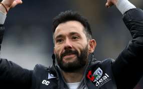Carlos Corberán en un partido.