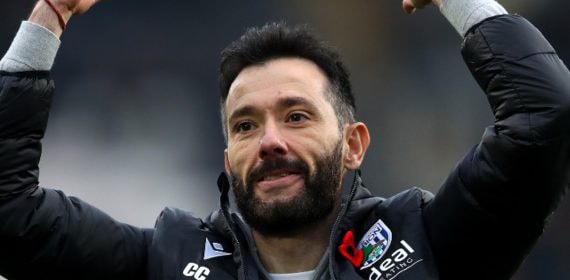 Carlos Corberán en un partido.