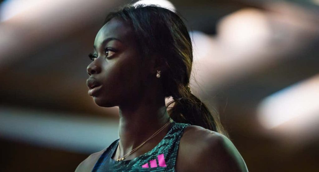 Fátima Diame, en una sesión de fotos para su marca de ropa.