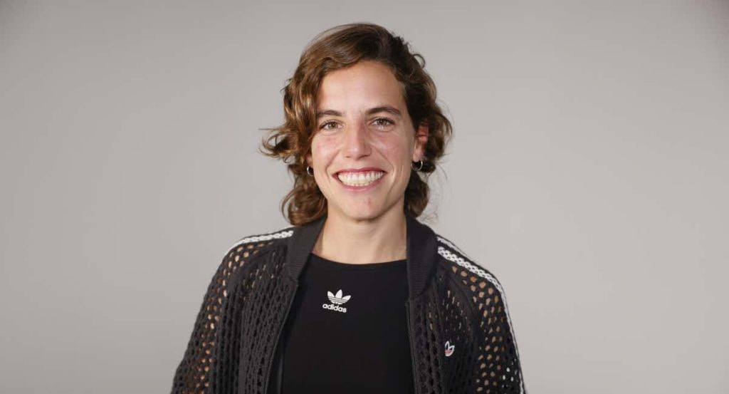 Marta Pérez, en su visita a Relevo.
