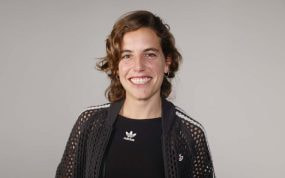 Marta Pérez, en su visita a Relevo.