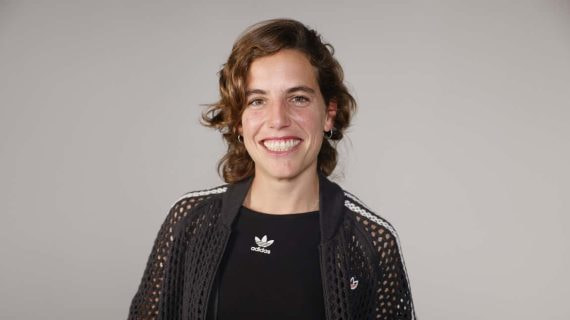 Marta Pérez, en su visita a Relevo.