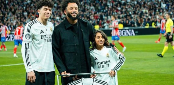 Enzo Alves, con Marcelo.