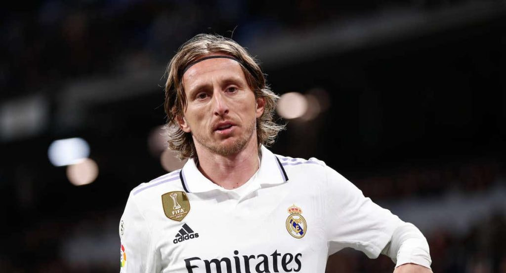 Modric, con el Real Madrid.