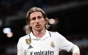 Modric, con el Real Madrid.