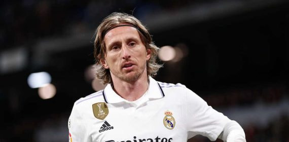 Modric, con el Real Madrid.