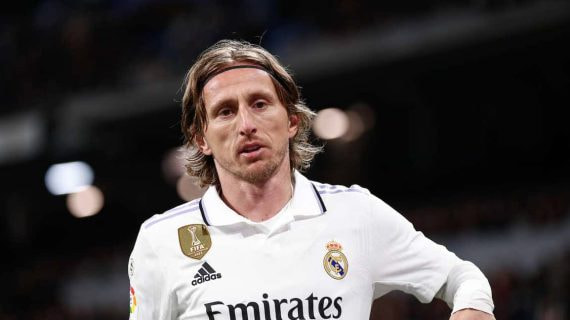 Modric, con el Real Madrid.