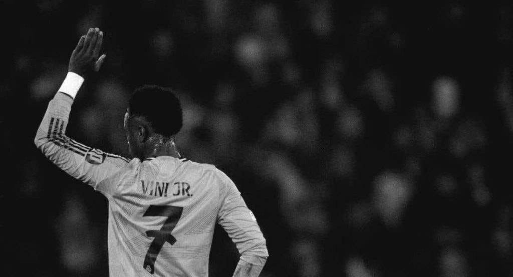 Vinicius, en el partido contra el City.