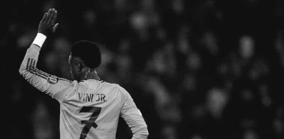 Vinicius, en el partido contra el City.