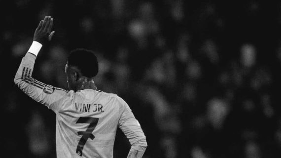 Vinicius, en el partido contra el City.