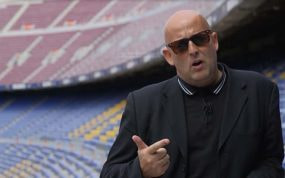 Grahan Hunter, en una foto de archivo en el Camp Nou.