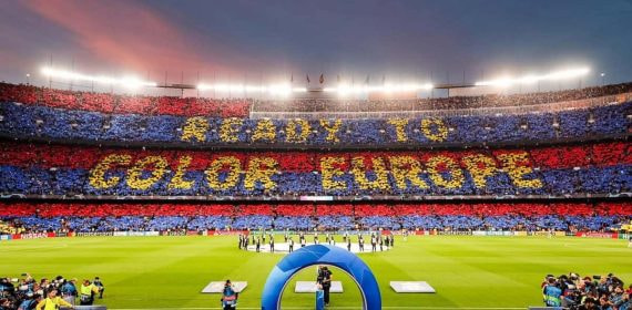 El Camp Nou es el estadio más grande de Europa.