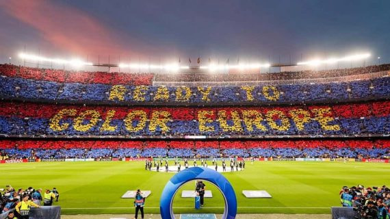El Camp Nou es el estadio más grande de Europa.