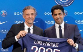 Luis Enrique, en su presentación con el PSG.