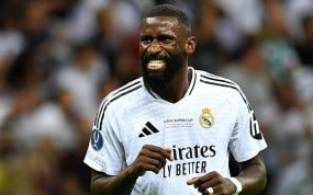 Rüdiger, en la Supercopa de Europa.
