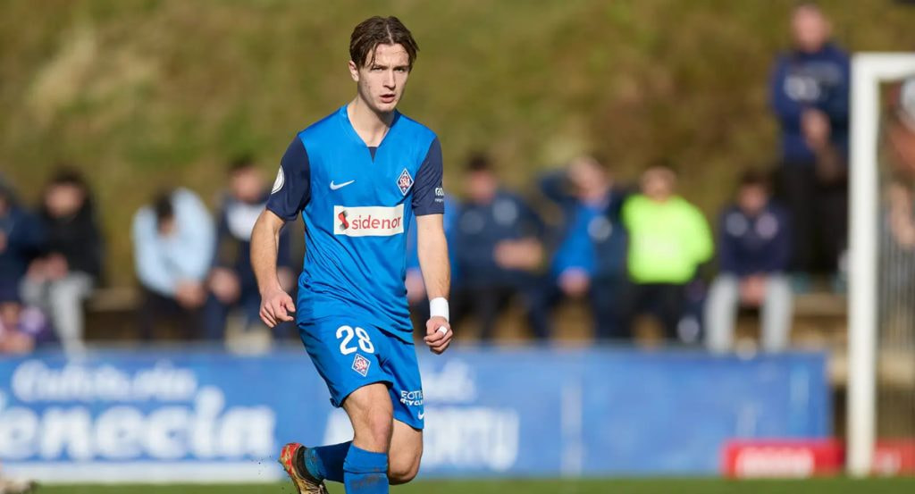 Félix Garreta, durante un partido esta temporada.