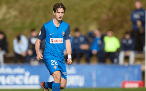 Félix Garreta, durante un partido esta temporada.