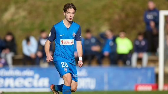 Félix Garreta, durante un partido esta temporada.
