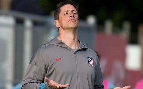 Fernando Torres, entrenador del Atlético B.