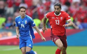 Ricardo Rodríguez, en la Eurocopa con Suiza.