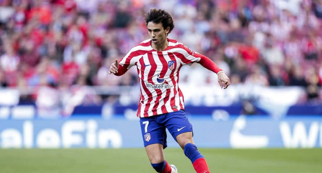 Joao Félix, en un partido del Atlético de Madrid en el Metropolitano.