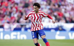 Joao Félix, en un partido del Atlético de Madrid en el Metropolitano.