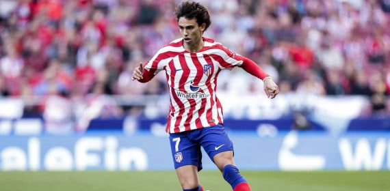 Joao Félix, en un partido del Atlético de Madrid en el Metropolitano.