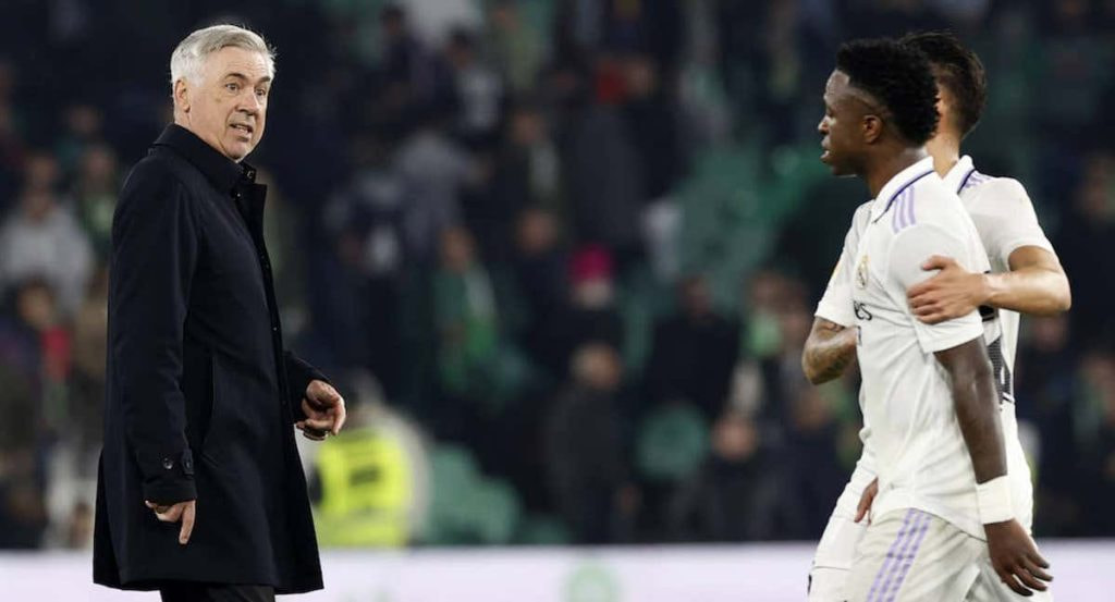 Carlo Ancelotti, en el Benito Villamarín.