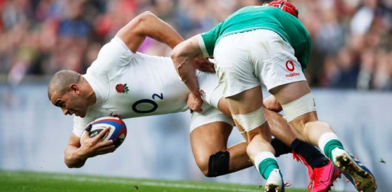 Partido del Seis Naciones entre Inglaterra e Irlanda.