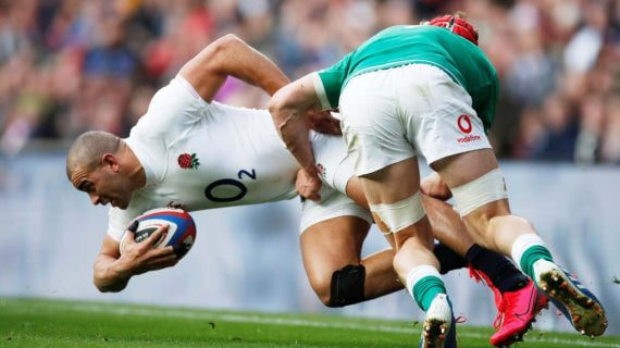 Partido del Seis Naciones entre Inglaterra e Irlanda.