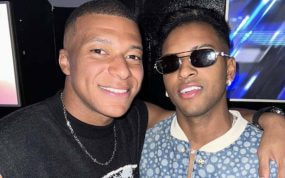 Rodrygo y Mbappé, juntos en una discoteca en Cerdeña.