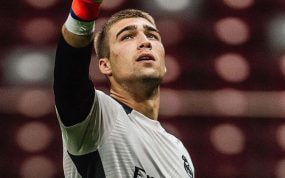Fran González, portero de la cantera del Real Madrid.