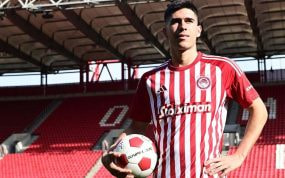 Fran Navarro en Olympiakos.