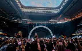 El concierto de Karol G en el Bernabéu.