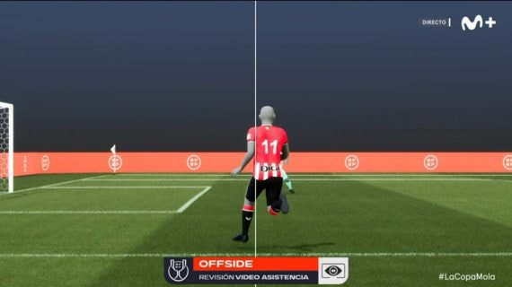 Sistema de fuera de juego semiautomático.