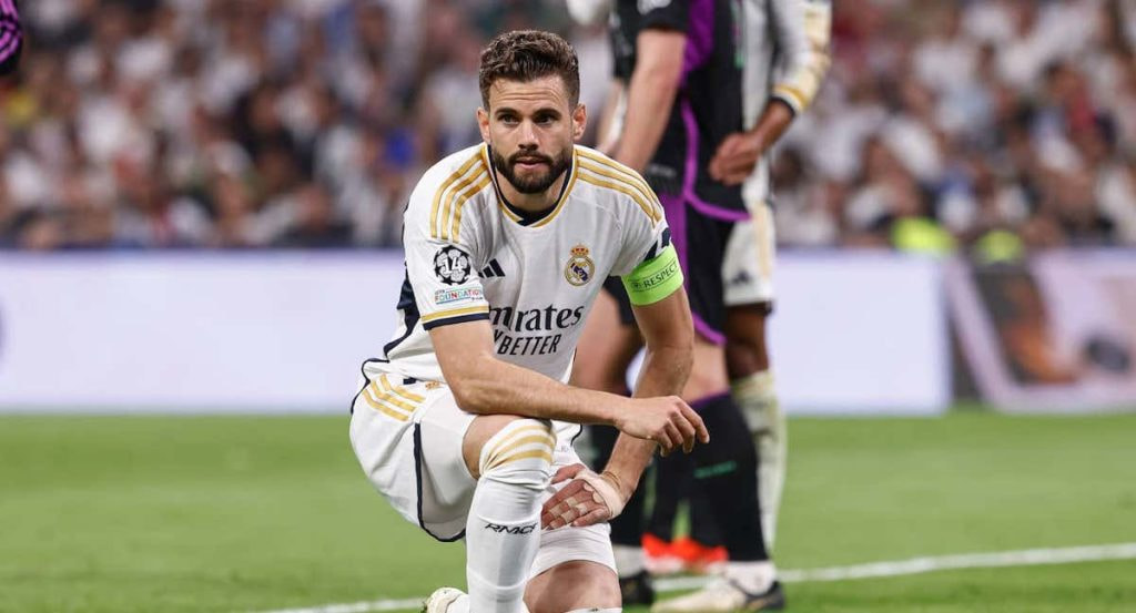 Nacho, durante el Real Madrid-Manchester City.