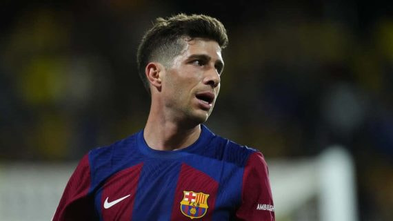 Sergi Roberto en uno de sus partidos como titular este curso, en Cádiz.