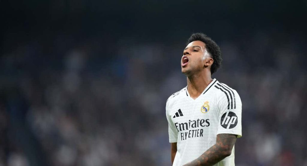 Rodrygo se lamenta en un partido ante el Getafe.