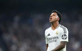 Rodrygo se lamenta en un partido ante el Getafe.