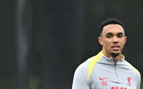 Alexander - Arnold, con el Liverpool.
