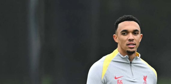 Alexander - Arnold, con el Liverpool.