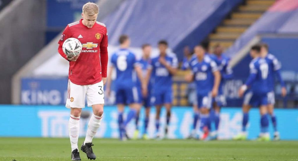 Van de Beek, en el United.