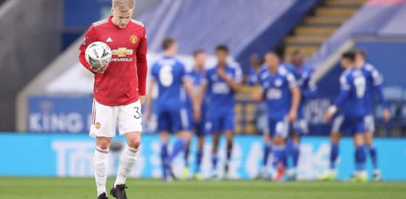 Van de Beek, en el United.