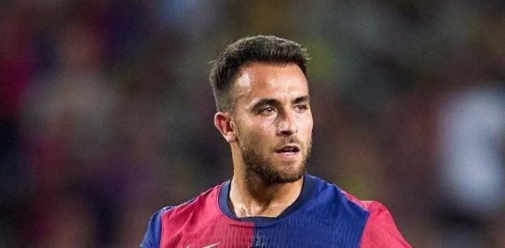 Eric García, con el Barça.