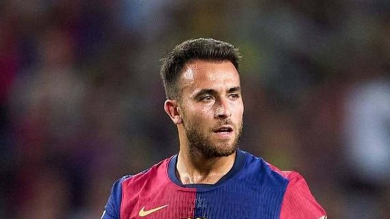 Eric García, con el Barça.