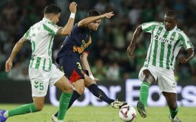 Lance en el partido de la primera vuelta