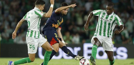 Lance en el partido de la primera vuelta