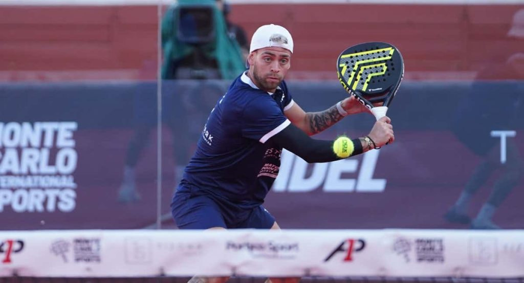 Gonza Alfonso durante un partido.