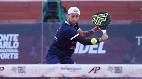 Gonza Alfonso durante un partido.